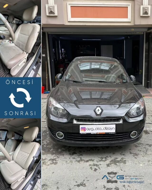 Renault Fluence Öncesi - Sonrası
Araç sahibine iyi günlerde kullanmasını diliyoruz.🤗

✅Araçta yapılan işlemler:
➡️Koltuk Kaplama
➡️Kapı Döşemesi Kaplama
➡️Direksiyon Kaplama
➡️Plastik Aksam Boyama
➡️Tavan Kaplama 

💰Fiyat almak için; 0534 968 60 07

Yenilik değişimle başlar!
#renaultfluence #aygotodizayn #otodöşeme #starlight ________________________________________________
🚘 Ayg Oto Dizayn - Profesyonel Oto Deri Döşeme
🌎www.aygotodizayn.live
☎ 0534 968 6007
🏢Ambarlı Mah. Balaban Cad.No:21/A Avcılar/İstanbul