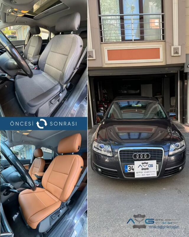 Audi A6 Öncesi - Sonrası
Araç sahibine iyi günlerde kullanmasını diliyoruz.🤗

✅Araçta yapılan işlemler:
➡️Koltuk Kaplama
➡️Kapı Döşemesi Kaplama

💰Fiyat almak için; 0534 968 60 07

Yenilik değişimle başlar!
#audia6 #aygotodizayn #otodöşeme #starlight ________________________________________________
🚘 Ayg Oto Dizayn - Profesyonel Oto Deri Döşeme
🌎www.aygotodizayn.live
☎ 0534 968 6007
🏢Ambarlı Mah. Balaban Cad.No:21/A Avcılar/İstanbul