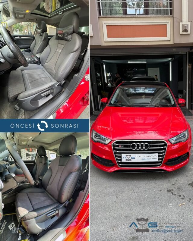 Audi A3 Öncesi-Sonrası
Araç sahibine iyi günlerde kullanmasını diliyoruz.🤗

✅Araçta yapılan işlemler:
➡️Koltuk Kaplama
➡️Kapı Döşemesi Kaplama
➡️Direksiyon Kaplama
➡️Ambiyans Aydınlatma

💰Fiyat almak için; 0534 968 60 07

Yenilik değişimle başlar!
#audia3 #aygotodizayn #otodöşeme #starlight ________________________________________________
🚘 Ayg Oto Dizayn - Profesyonel Oto Deri Döşeme
🌎www.aygotodizayn.live
☎ 0534 968 6007
🏢Ambarlı Mah. Balaban Cad.No:21/A Avcılar/İstanbul