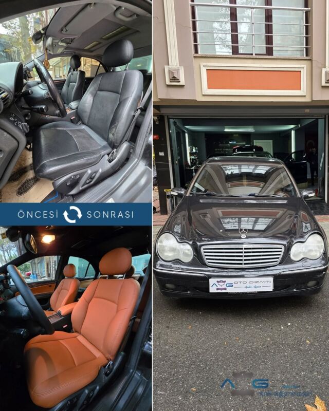 Mercedes C200 Öncesi-Sonrası
Araç sahibine iyi günlerde kullanmasını diliyoruz.🤗

✅Araçta yapılan işlemler:
➡️Koltuk Kaplama
➡️Kapı Döşemesi Kaplama
➡️Plastik Aksam Boyama
➡️Tavan Kaplama
➡️Direksiyon Kaplama
➡️Koltuk Isıtma

💰Fiyat almak için; 0534 968 60 07

Yenilik değişimle başlar!
#mercedesc200 #aygotodizayn #otodöşeme #starlight ________________________________________________
🚘 Ayg Oto Dizayn - Profesyonel Oto Deri Döşeme
🌎www.aygotodizayn.live
☎ 0534 968 6007
🏢Ambarlı Mah. Balaban Cad.No:21/A Avcılar/İstanbul