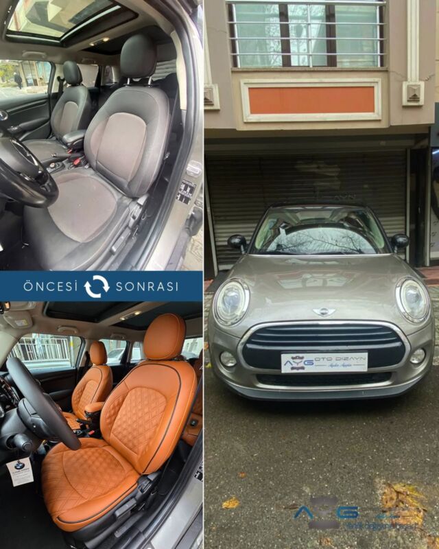 Mini Cooper Öncesi-Sonrası
Araç sahibine iyi günlerde kullanmasını diliyoruz.🤗

✅Araçta yapılan işlemler:
➡️Koltuk Kaplama
➡️Direksiyon Kaplama

💰Fiyat almak için; 0534 968 60 07

Yenilik değişimle başlar!
#minicooper #aygotodizayn #otodöşeme #starlight ________________________________________________
🚘 Ayg Oto Dizayn - Profesyonel Oto Deri Döşeme
🌎www.aygotodizayn.live
☎ 0534 968 6007
🏢Ambarlı Mah. Balaban Cad.No:21/A Avcılar/İstanbul