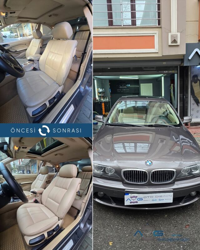 BMW 3 Serisi Öncesi-Sonrası
Araç sahibine iyi günlerde kullanmasını diliyoruz.🤗

✅Araçta yapılan işlemler:
➡️Koltuk Kaplama
➡️Kapı Döşemesi Kaplama
➡️Direksiyon Kaplama
➡️Plastik Aksam Boyama

💰Fiyat almak için; 0534 968 60 07

Yenilik değişimle başlar!
#bmw3serisi #bmwe46 #aygotodizayn #otodöşeme #starlight ________________________________________________
🚘 Ayg Oto Dizayn - Profesyonel Oto Deri Döşeme
🌎www.aygotodizayn.live
☎ 0534 968 6007
🏢Ambarlı Mah. Balaban Cad.No:21/A Avcılar/İstanbul