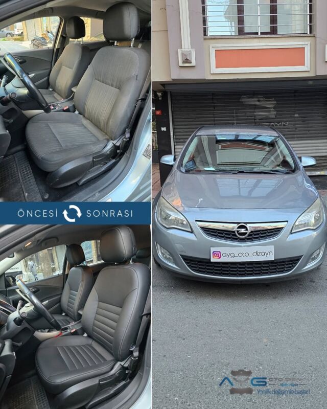 Opel Astra Öncesi-Sonrası
Araç sahibine iyi günlerde kullanmasını diliyoruz.🤗

✅Araçta yapılan işlemler:
➡️Koltuk Kaplama
➡️Kapı Döşemesi Kaplama
➡️Tavan Kaplama

💰Fiyat almak için; 0534 968 60 07

Yenilik değişimle başlar!
#opelastra #aygotodizayn #otodöşeme #starlight ________________________________________________
🚘 Ayg Oto Dizayn - Profesyonel Oto Deri Döşeme
🌎www.aygotodizayn.live
☎ 0534 968 6007
🏢Ambarlı Mah. Balaban Cad.No:21/A Avcılar/İstanbul