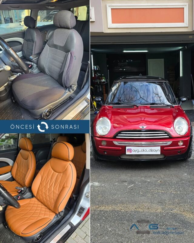 Mini Cooper Öncesi-Sonrası
Araç sahibine iyi günlerde kullanmasını diliyoruz.🤗

✅Araçta yapılan işlemler:
➡️Koltuk Kaplama
➡️Kapı Döşemesi Kaplama

💰Fiyat almak için; 0534 968 60 07

Yenilik değişimle başlar!
#minicooper #aygotodizayn #otodöşeme #starlight ________________________________________________
🚘 Ayg Oto Dizayn - Profesyonel Oto Deri Döşeme
🌎www.aygotodizayn.live
☎ 0534 968 6007
🏢Ambarlı Mah. Balaban Cad.No:21/A Avcılar/İstanbul