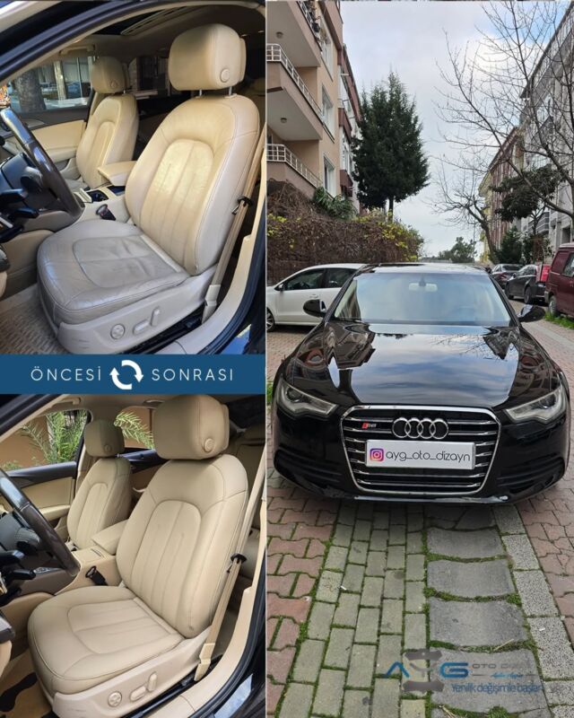 Audi A6 Öncesi-Sonrası
Araç sahibine iyi günlerde kullanmasını diliyoruz.🤗

✅Araçta yapılan işlemler:
➡️Koltuk Kaplama
➡️Kapı Döşemesi Kaplama

💰Fiyat almak için; 0534 968 60 07

Yenilik değişimle başlar!
#audia6 #aygotodizayn #otodöşeme #starlight ________________________________________________
🚘 Ayg Oto Dizayn - Profesyonel Oto Deri Döşeme
🌎www.aygotodizayn.live
☎ 0534 968 6007
🏢Ambarlı Mah. Balaban Cad.No:21/A Avcılar/İstanbul