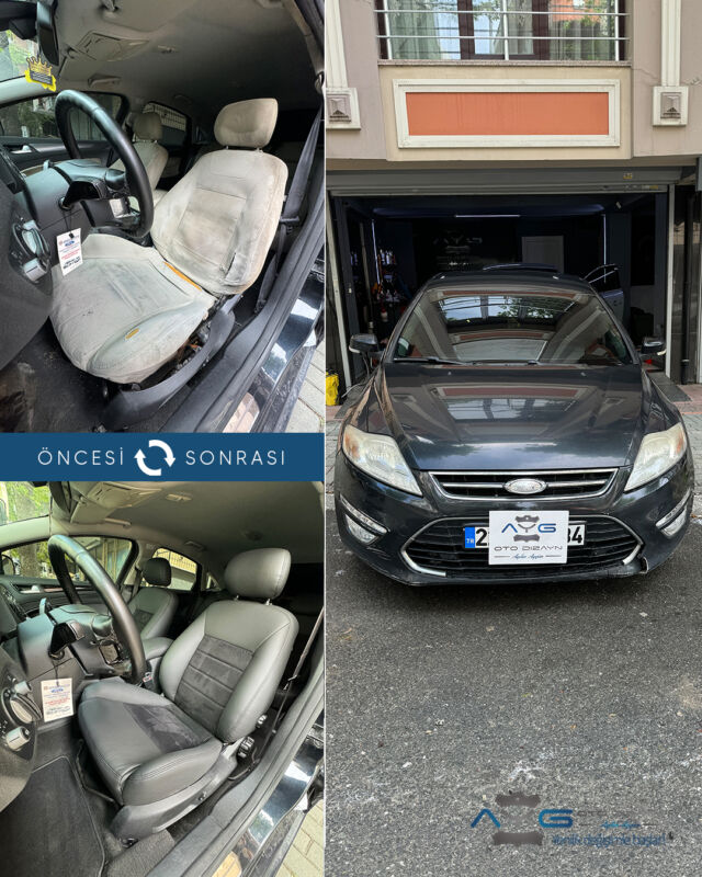 Ford Mondeo Öncesi - Sonrası
Araç sahibine iyi günlerde kullanmasını diliyoruz.🤗
✅Araçta yapılan işlemler:
➡️Koltuk Kaplama
➡️Kapı Döşemesi Kaplama
➡️Tavan Kaplama
➡️Plastik Aksam Boyama
➡️Araca özel paspas
💰Fiyat almak için; 0534 968 60 07
Yenilik değişimle başlar!
#fordmondeo  #aygotodizayn #otodöşeme #starlight ________________________________________________
🚘 Ayg Oto Dizayn - Profesyonel Oto Deri Döşeme
🌎www.aygotodizayn.live
☎ 0534 968 6007
🏢Ambarlı Mah. Balaban Cad.No:21/A Avcılar/İstanbul