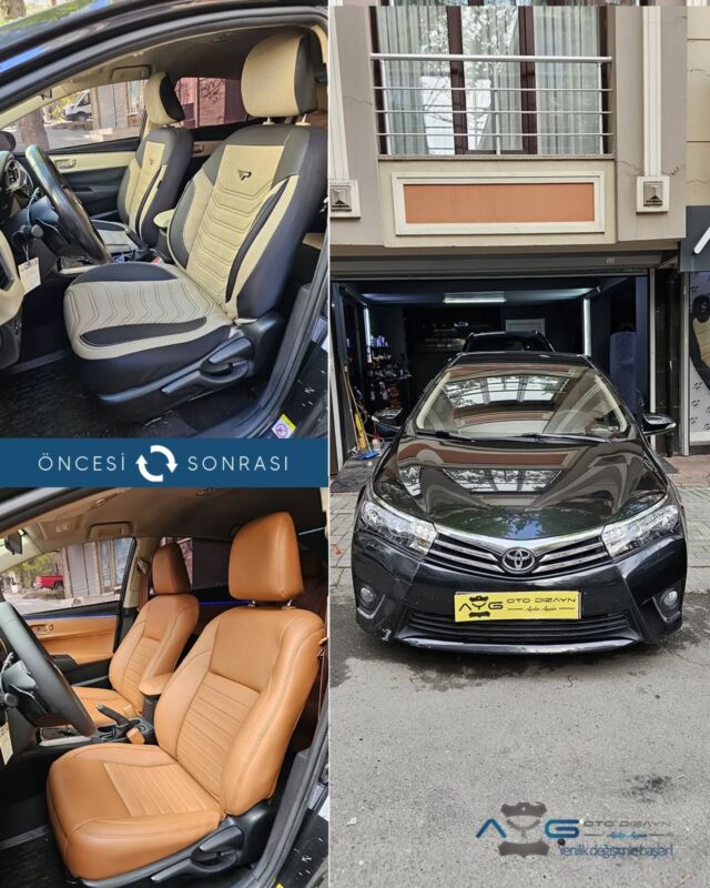 Toyota Corolla Öncesi-Sonrası
Araç sahibine iyi günlerde kullanmasını diliyoruz.🤗

✅Araçta yapılan işlemler:
➡️Koltuk Kaplama
➡️Kapı Döşemesi Kaplama
➡️Plastik Aksam Boyama 
➡️Direksiyon Kaplama
➡️Renkli Emniyet Kemeri
➡️Ambiyans Aydınlatma

💰Fiyat almak için; 0534 968 60 07

Yenilik değişimle başlar!
#toyotacorolla #aygotodizayn #otodöşeme #starlight ________________________________________________
🚘 Ayg Oto Dizayn - Profesyonel Oto Deri Döşeme
🌎www.aygotodizayn.live
☎ 0534 968 6007
🏢Ambarlı Mah. Balaban Cad.No:21/A Avcılar/İstanbul