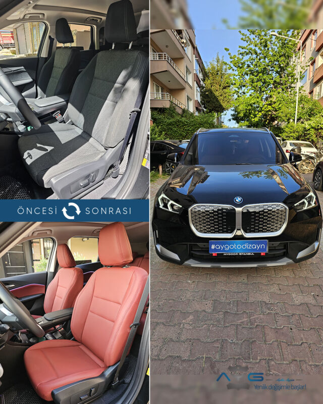 BMW iX1 Serisi Öncesi-Sonrası
Araç sahibine iyi günlerde kullanmasını diliyoruz.🤗

✅Araçta yapılan işlemler:
➡️Koltuk Kaplama
➡️Kapı Döşemesi Kaplama

💰Fiyat almak için; 0534 968 60 07

Yenilik değişimle başlar!
#bmwix1electric  #aygotodizayn #otodöşeme #starlight ________________________________________________
🚘 Ayg Oto Dizayn - Profesyonel Oto Deri Döşeme
🌎www.aygotodizayn.live
☎ 0534 968 6007
🏢Ambarlı Mah. Balaban Cad.No:21/A Avcılar/İstanbul