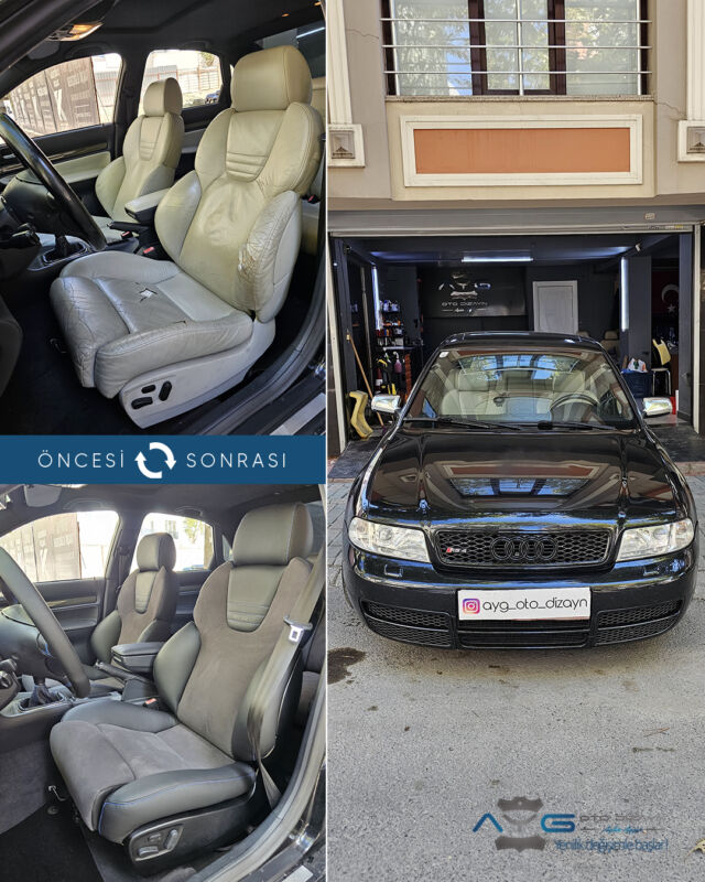 Audi  S4 Öncesi - Sonrası
Araç sahibine iyi günlerde kullanmasını diliyoruz.🤗
✅Araçta yapılan işlemler:
➡️Koltuk Döşeme
➡️Kapı Döşemesi Kaplama
➡️Siyah Alcantra Tavan Kaplama
➡️Plastik Aksam Boyama
➡️Direksiyon Kaplama
💰Fiyat almak için; 0534 968 60 07
Yenilik değişimle başlar!
#audis4 #aygotodizayn #otodöşeme #starlight _______________________________________________
🚘 Ayg Oto Dizayn - Profesyonel Oto Deri Döşeme
🌎www.aygotodizayn.live
☎ 0534 968 6007
🏢Ambarlı Mah. Balaban Cad.No:21/A Avcılar/İstanbul