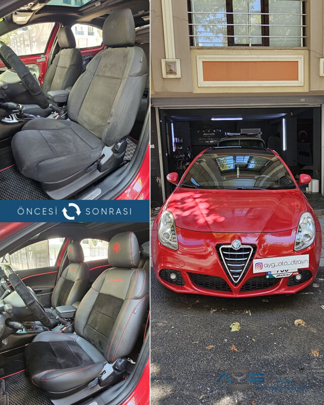 Alfa Romeo Giulietta Öncesi - Sonrası
Araç sahibine iyi günlerde kullanmasını diliyoruz.🤗
✅Araçta yapılan işlemler:
➡️Koltuk Döşeme
➡️Kapı Döşeme
➡️Tavan Kaplama
➡️Emniyet Kemeri Değişimi
➡️Ambiyans Aydınlatma
💰Fiyat almak için; 0534 968 60 07
Yenilik değişimle başlar!
#alfaromeogiulietta  #aygotodizayn #otodöşeme #starlight _______________________________________________
🚘 Ayg Oto Dizayn - Profesyonel Oto Deri Döşeme
🌎www.aygotodizayn.live
☎ 0534 968 6007
🏢Ambarlı Mah. Balaban Cad.No:21/A Avcılar/İstanbul