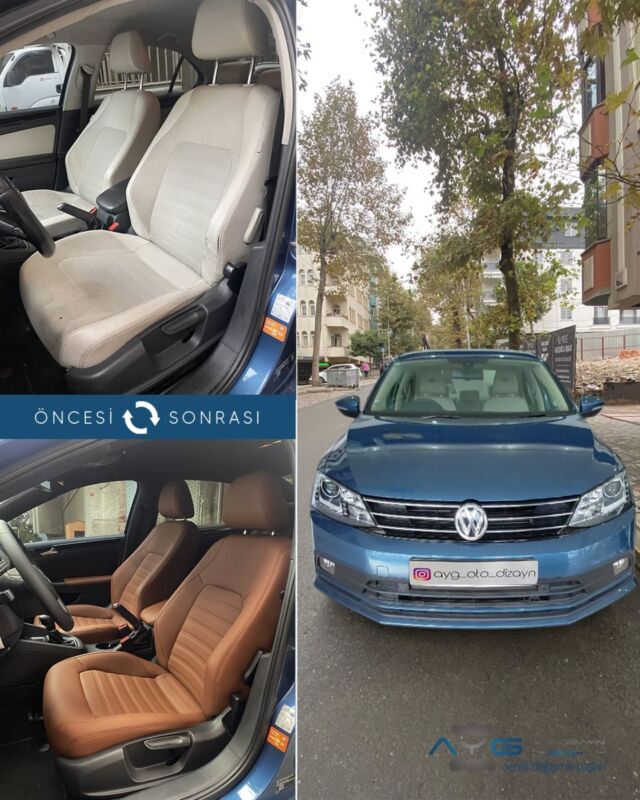 Volkswagen Jetta Öncesi - Sonrası
Araç sahibine iyi günlerde kullanmasını diliyoruz.🤗

✅Araçta yapılan işlemler:
➡️Koltuk Döşeme 
➡️Kapı Döşemesi Kaplama
➡️Direksiyon Kaplama
➡️Tavan Siyaha Dönüşüm
➡️Plastik Aksam Boyama

💰Fiyat almak için; 0534 968 60 07
Yenilik değişimle başlar!
_______________________________________________
🚘 Ayg Oto Dizayn - Profesyonel Oto Deri Döşeme
🌎www.aygotodizayn.live
☎ 0534 968 6007
🏢Ambarlı Mah. Balaban Cad.No:21/A Avcılar/İstanbul