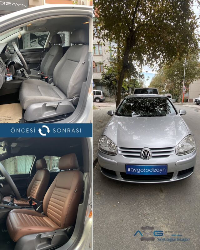 Volkswagen Golf Öncesi - Sonrası
Araç sahibine iyi günlerde kullanmasını diliyoruz.🤗

✅Araçta yapılan işlemler:
➡️Koltuk Döşeme 
➡️Kapı Döşemesi Kaplama
➡️Direksiyon Kaplama
➡️Tavan Siyaha Dönüşüm

💰Fiyat almak için; 0534 968 60 07
Yenilik değişimle başlar!
_______________________________________________
🚘 Ayg Oto Dizayn - Profesyonel Oto Deri Döşeme
🌎www.aygotodizayn.live
☎ 0534 968 6007
🏢Ambarlı Mah. Balaban Cad.No:21/A Avcılar/İstanbul