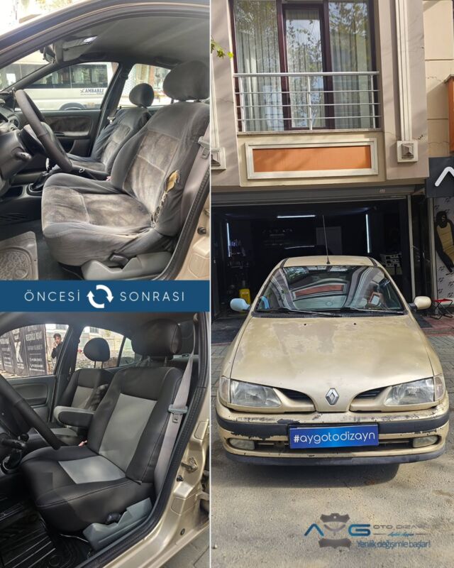 Renault Megane Öncesi - Sonrası
Araç sahibine iyi günlerde kullanmasını diliyoruz.🤗

✅Araçta yapılan işlemler:
➡️Koltuk Döşeme 
➡️Kapı Döşemesi Kaplama
➡️Kolçak Ekleme

💰Fiyat almak için; 0534 968 60 07
Yenilik değişimle başlar!
_______________________________________________
🚘 Ayg Oto Dizayn - Profesyonel Oto Deri Döşeme
🌎www.aygotodizayn.live
☎ 0534 968 6007
🏢Ambarlı Mah. Balaban Cad.No:21/A Avcılar/İstanbul