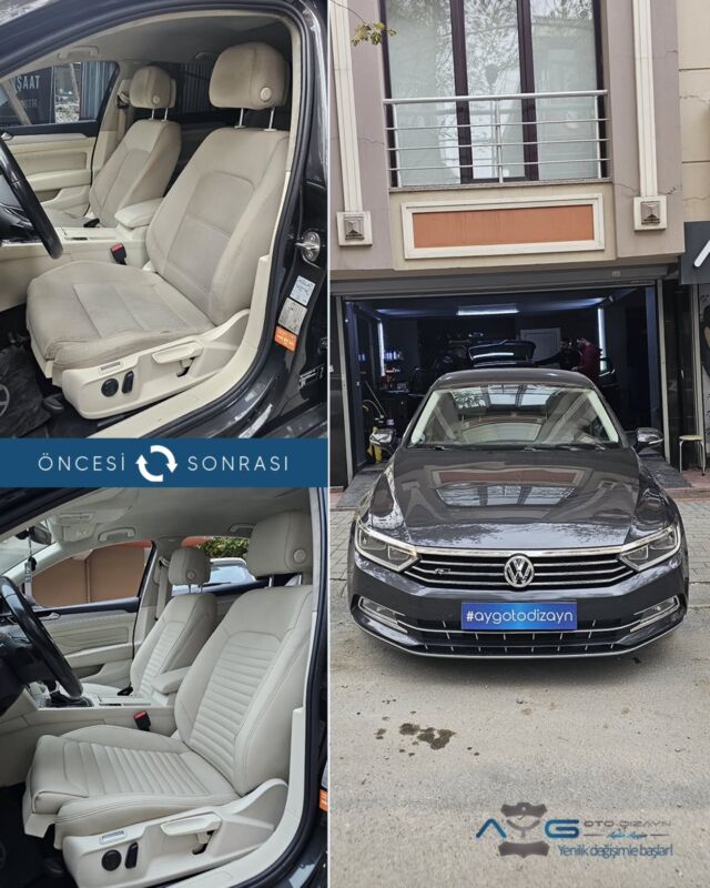Volkswagen Passat Öncesi - Sonrası
Araç sahibine iyi günlerde kullanmasını diliyoruz.🤗

✅Araçta yapılan işlemler:
➡️Koltuk Döşeme 
➡️Kapı Döşemesi Kaplama
➡️Emniyet Kemeri Değişimi

💰Fiyat almak için; 0534 968 60 07
Yenilik değişimle başlar!
_______________________________________________
🚘 Ayg Oto Dizayn - Profesyonel Oto Deri Döşeme
🌎www.aygotodizayn.live
☎ 0534 968 6007
🏢Ambarlı Mah. Balaban Cad.No:21/A Avcılar/İstanbul