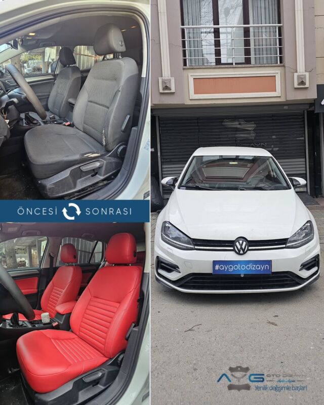 Volkswagen Golf Öncesi - Sonrası
Araç sahibine iyi günlerde kullanmasını diliyoruz.🤗

✅Araçta yapılan işlemler:
➡️Koltuk Döşeme
➡️Kapı Döşemesi Kaplama

💰Fiyat almak için; 0534 968 60 07
Yenilik değişimle başlar!
_______________________________________________
🚘 Ayg Oto Dizayn - Profesyonel Oto Deri Döşeme
🌎www.aygotodizayn.live
☎ 0534 968 6007
🏢Ambarlı Mah. Balaban Cad.No:21/A Avcılar/İstanbul