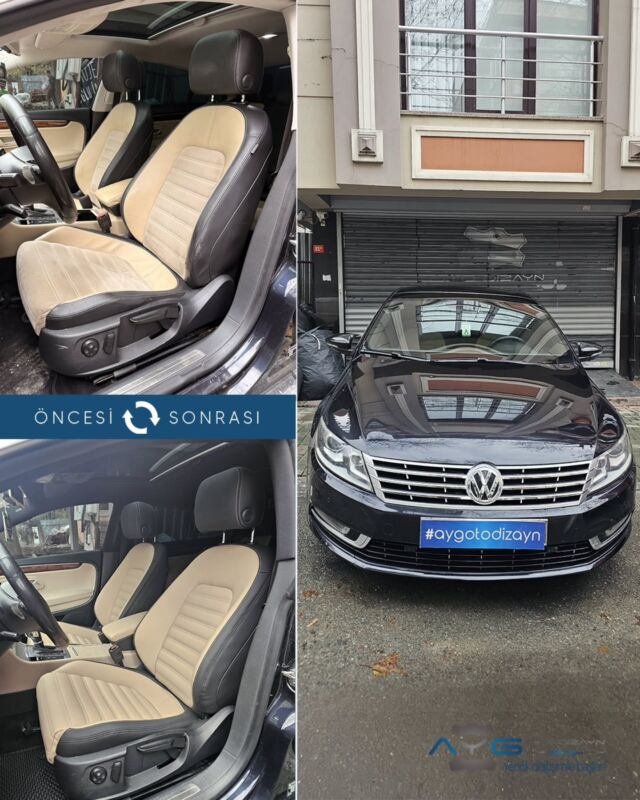 Volkswagen CC Öncesi - Sonrası
Araç sahibine iyi günlerde kullanmasını diliyoruz.🤗

✅Araçta yapılan işlemler:
➡️Koltuk Döşeme
➡️Tavan Siyaha Dönüşüm
➡️Araca özel Paspas

💰Fiyat almak için; 0534 968 60 07
Yenilik değişimle başlar!
_______________________________________________
🚘 Ayg Oto Dizayn - Profesyonel Oto Deri Döşeme
🌎www.aygotodizayn.live
☎ 0534 968 6007
🏢Ambarlı Mah. Balaban Cad.No:21/A Avcılar/İstanbul