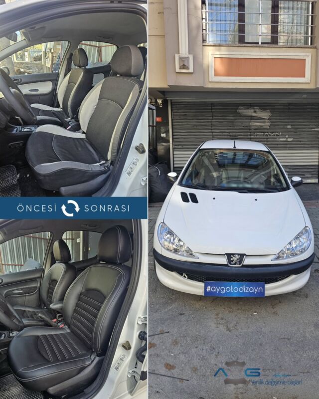 Peugeot 206 Öncesi - Sonrası
Araç sahibine iyi günlerde kullanmasını diliyoruz.🤗

✅Araçta yapılan işlemler:
➡️Koltuk Döşeme
➡️Kapı Döşemesi Kaplama

💰Fiyat almak için; 0534 968 60 07
Yenilik değişimle başlar!
_______________________________________________
🚘 Ayg Oto Dizayn - Profesyonel Oto Deri Döşeme
🌎www.aygotodizayn.live
☎ 0534 968 6007
🏢Ambarlı Mah. Balaban Cad.No:21/A Avcılar/İstanbul