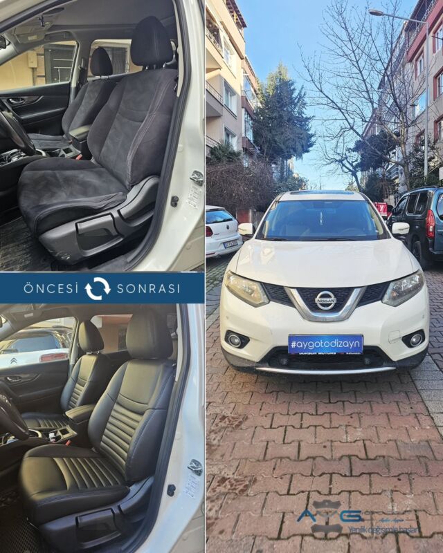 Nissan Xtrail Öncesi - Sonrası
Araç sahibine iyi günlerde kullanmasını diliyoruz.🤗

✅Araçta yapılan işlemler:
➡️Koltuk Döşeme 
➡️Kapı Döşemesi Kaplama
➡️Direksiyon Kaplama
➡️Ambiyans Aydınlatma

💰Fiyat almak için; 0534 968 60 07
Yenilik değişimle başlar!
_______________________________________________
🚘 Ayg Oto Dizayn - Profesyonel Oto Deri Döşeme
🌎www.aygotodizayn.live
☎ 0534 968 6007
🏢Ambarlı Mah. Balaban Cad.No:21/A Avcılar/İstanbul