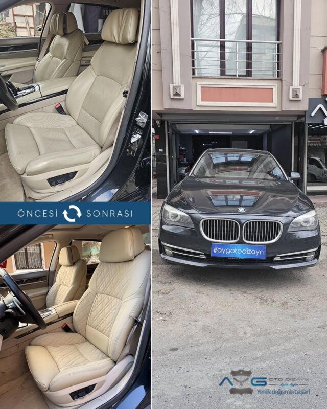 Bmw 7 Serisi Öncesi - Sonrası
Araç sahibine iyi günlerde kullanmasını diliyoruz.🤗

✅Araçta yapılan işlemler:
➡️Koltuk Döşeme 
➡️Kapı Döşemesi Kaplama

💰Fiyat almak için; 0534 968 60 07
Yenilik değişimle başlar!
_______________________________________________
🚘 Ayg Oto Dizayn - Profesyonel Oto Deri Döşeme
🌎www.aygotodizayn.live
☎ 0534 968 6007
🏢Ambarlı Mah. Balaban Cad.No:21/A Avcılar/İstanbul
