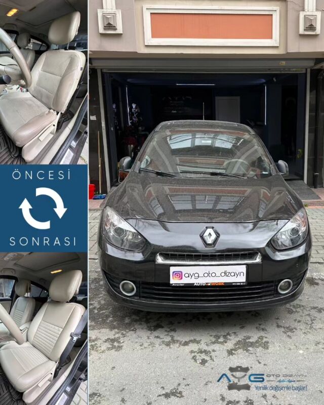 Renault Fluence Öncesi - Sonrası
Araç sahibine iyi günlerde kullanmasını diliyoruz.🤗

✅Araçta yapılan işlemler:
➡️Koltuk Kaplama
➡️Kapı Döşemesi Kaplama
➡️Direksiyon Kaplama
➡️Plastik Aksam Boyama
➡️Tavan Kaplama 

💰Fiyat almak için; 0534 968 60 07

Yenilik değişimle başlar!
#renaultfluence #aygotodizayn #otodöşeme #starlight ________________________________________________
🚘 Ayg Oto Dizayn - Profesyonel Oto Deri Döşeme
🌎www.aygotodizayn.live
☎ 0534 968 6007
🏢Ambarlı Mah. Balaban Cad.No:21/A Avcılar/İstanbul