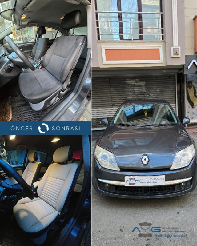 Renault Laguna Öncesi-Sonrası
Araç sahibine iyi günlerde kullanmasını diliyoruz.🤗

✅Araçta yapılan işlemler:
➡️Koltuk Kaplama
➡️Kapı Döşemesi Kaplama
➡️Direksiyon Kaplama

💰Fiyat almak için; 0534 968 60 07

Yenilik değişimle başlar!
#renaultlaguna #aygotodizayn #otodöşeme #starlight ________________________________________________
🚘 Ayg Oto Dizayn - Profesyonel Oto Deri Döşeme
🌎www.aygotodizayn.live
☎ 0534 968 6007
🏢Ambarlı Mah. Balaban Cad.No:21/A Avcılar/İstanbul