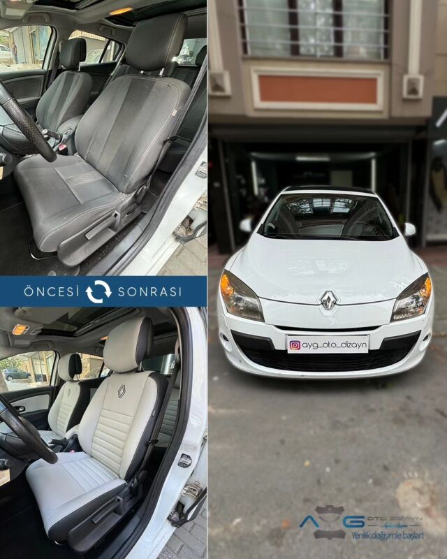 Renault Megane Öncesi - Sonrası
Araç sahibine iyi günlerde kullanmasını diliyoruz.🤗

✅Araçta yapılan işlemler:
➡️Koltuk Deri Döşeme
➡️Kapı Döşemesi Kaplama
➡️Plastik Aksam Boyama
➡️Logo uygulama

💰Fiyat almak için; 0534 968 60 07

Yenilik değişimle başlar!
#renaultmegane #aygotodizayn #otodöşeme #starlight 
 ________________________________________________
🚘 Ayg Oto Dizayn - Profesyonel Oto Deri Döşeme
🌎www.aygotodizayn.live
☎ 0534 968 6007
🏢Ambarlı Mah. Balaban Cad.No:21/A Avcılar/İstanbul