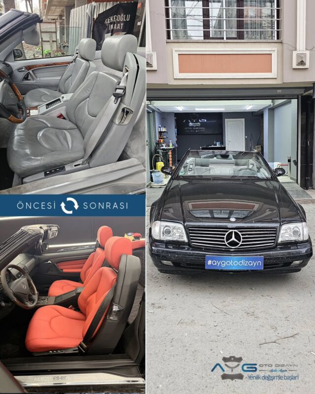 Mercedes SL320 Öncesi - Sonrası
Araç sahibine iyi günlerde kullanmasını diliyoruz.🤗

✅Araçta yapılan işlemler:
➡️Koltuk Döşeme
➡️Kapı Döşemesi Kaplama
➡️Taban Halısı Kaplama
➡️Direksiyon Kaplama
➡️Kemer Yenileme
➡️Plastik Aksam Boyama
➡️Maun Kaplama
➡️Araca Özel Eva Paspas

💰Fiyat almak için; 0534 968 60 07
Yenilik değişimle başlar!
_______________________________________________
🚘 Ayg Oto Dizayn - Profesyonel Oto Deri Döşeme
🌎www.aygotodizayn.live
☎ 0534 968 6007
🏢Ambarlı Mah. Balaban Cad.No:21/A Avcılar/İstanbul