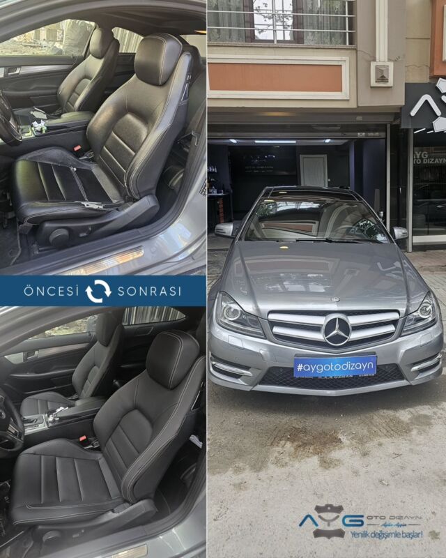 Mercedes C Serisi Öncesi - Sonrası
Araç sahibine iyi günlerde kullanmasını diliyoruz.🤗

✅Araçta yapılan işlemler:
➡️Ön İki Koltuk Döşeme
➡️Direksiyon Kaplama
➡️Arka Tampon Boyama
➡️Pasta Cila - Boya Koruma

💰Fiyat almak için; 0534 968 60 07
Yenilik değişimle başlar!
_______________________________________________
🚘 Ayg Oto Dizayn - Profesyonel Oto Deri Döşeme
🌎www.aygotodizayn.live
☎ 0534 968 6007
🏢Ambarlı Mah. Balaban Cad.No:21/A Avcılar/İstanbul