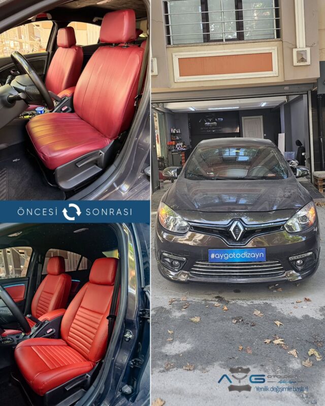 Renault Fluence Öncesi - Sonrası
Araç sahibine iyi günlerde kullanmasını diliyoruz.🤗

✅Araçta yapılan işlemler:
➡️Koltuk Döşeme
➡️Kapı Döşemesi Kaplama
➡️Yıldız Tavan (Starlight) 

💰Fiyat almak için; 0534 968 60 07
Yenilik değişimle başlar!
_______________________________________________
🚘 Ayg Oto Dizayn - Profesyonel Oto Deri Döşeme
🌎www.aygotodizayn.live
☎ 0534 968 6007
🏢Ambarlı Mah. Balaban Cad.No:21/A Avcılar