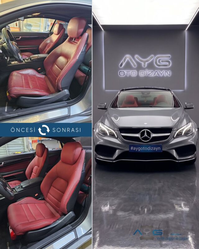 Mercedes E250 Öncesi - Sonrası
Araç sahibine iyi günlerde kullanmasını diliyoruz.🤗

✅Araçta yapılan işlemler:
➡️Koltuk Döşeme
➡️Direksiyon Kaplama

💰Fiyat almak için; 0534 968 60 07
Yenilik değişimle başlar!
_______________________________________________
🚘 Ayg Oto Dizayn - Profesyonel Oto Deri Döşeme
🌎www.aygotodizayn.live
☎ 0534 968 6007
🏢Ambarlı Mah. Balaban Cad.No:21/A Avcılar/İstanbul