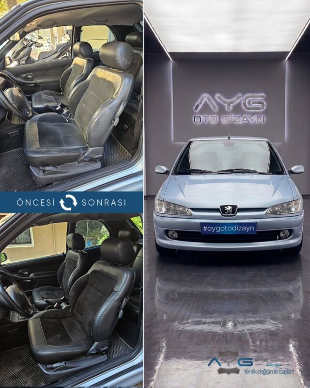 Peugeot 306 GTI Öncesi - Sonrası
Araç sahibine iyi günlerde kullanmasını diliyoruz.🤗

✅Araçta yapılan işlemler:
➡️Ön 2 Koltuk Döşeme
➡️Kapı Döşemesi Kaplama

💰Fiyat almak için; 0534 968 60 07
Yenilik değişimle başlar!
_______________________________________________
🚘 Ayg Oto Dizayn - Profesyonel Oto Deri Döşeme
🌎www.aygotodizayn.live
☎ 0534 968 6007
🏢Ambarlı Mah. Balaban Cad.No:21/A Avcılar/İstanbul
