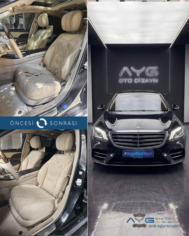 Mercedes S Serisi  Öncesi - Sonrası
Araç sahibine iyi günlerde kullanmasını diliyoruz.🤗 @muaviz__

✅Araçta yapılan işlemler:
➡️Koltuk Döşeme
➡️Direksiyon Kaplama

💰Fiyat almak için; 0534 968 60 07
Yenilik değişimle başlar!
_______________________________________________
🚘 Ayg Oto Dizayn - Profesyonel Oto Deri Döşeme
🌎www.aygotodizayn.live
☎ 0534 968 6007
🏢Ambarlı Mah. Balaban Cad.No:21/A Avcılar/İstanbul