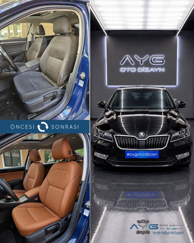 Skoda Superb Öncesi - Sonrası
Araç sahibine iyi günlerde kullanmasını diliyoruz.🤗

✅Araçta yapılan işlemler:
➡️Koltuk Döşeme
➡️Kapı Döşemesi Kaplama
➡️Tavan Döşemesi Renk Değişimi 
➡️Direksiyon Kaplama
➡️Araca Özel Paspas